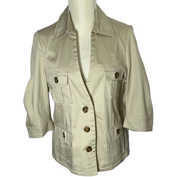 New “Talie” Khaki Utility Jacket - Picture 2 of 15